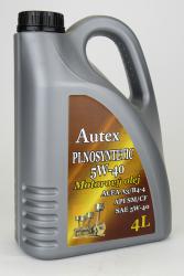 Motorov olej 5W-40 AUTEX Plnosyntetic 4L