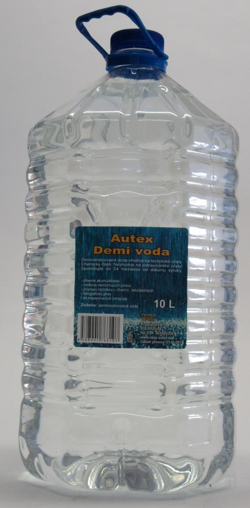 AUTEX Demineralizovaná voda 10L PET