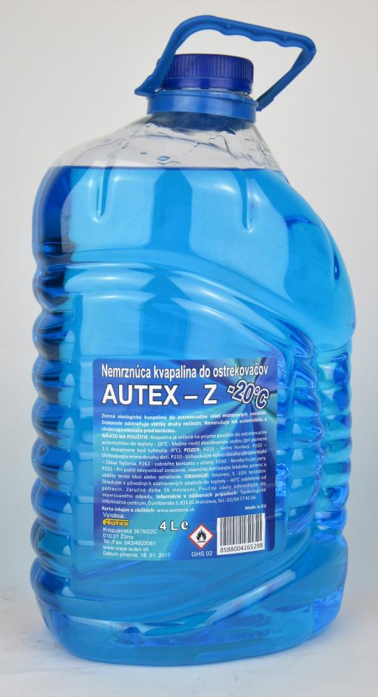 Zimná kvapalina do ostrekovačov -20°C AUTEX PET 5L