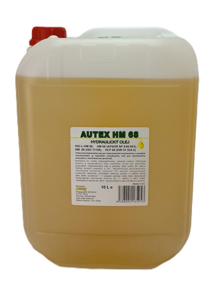 Hydraulický olej HM 68 AUTEX 10L