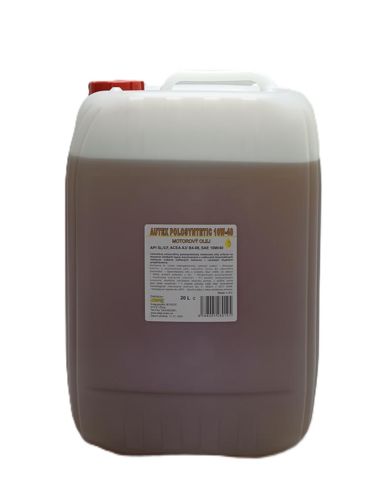 Motorový olej 10W-40 AUTEX Polosyntetic 20L