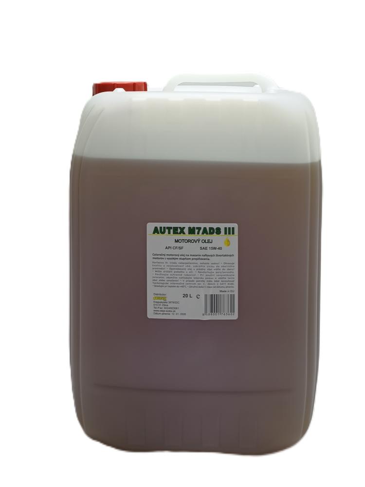 Motorový olej M7ADS III 15W-40 AUTEX 20L