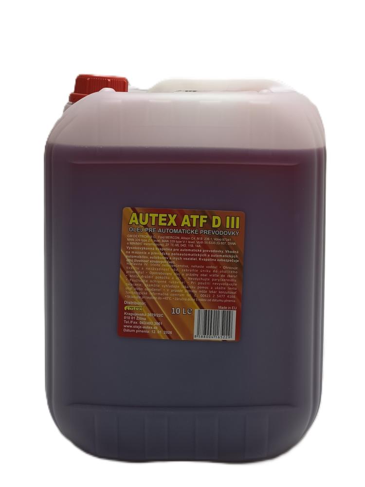 Prevodový olej ATF DIII AUTEX 10L