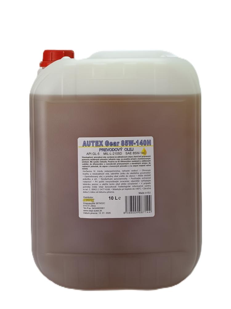 Prevodový olej AUTEX Gear 85W-140 H 10L