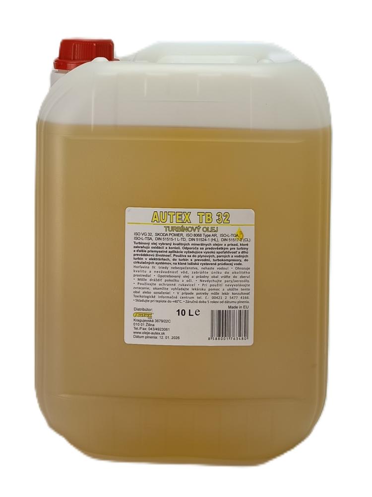 Turbinový olej TB 32 AUTEX 10L