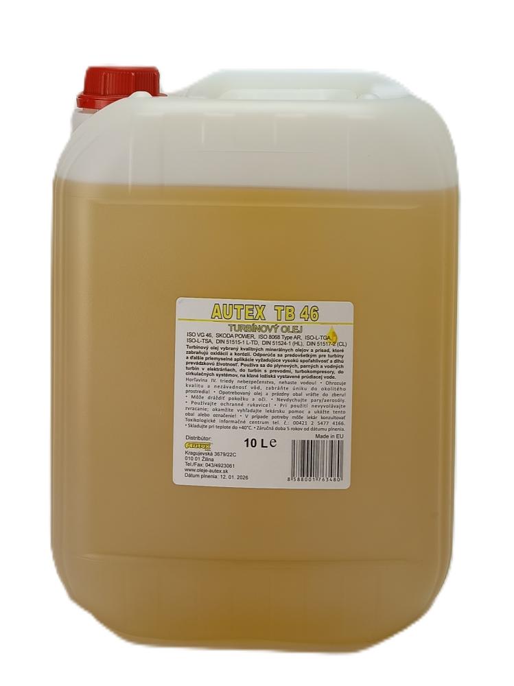 Turbinový olej TB 46 AUTEX 10L