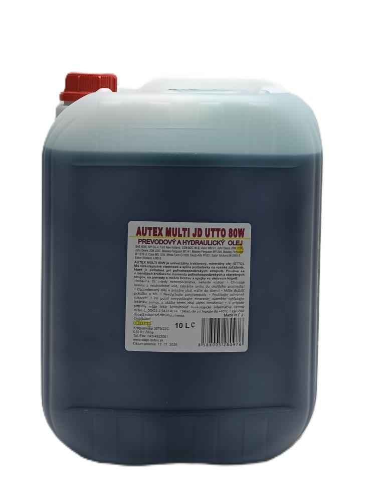 Viacúčelový olej UTTO 80W AUTEX Multi JD 10L