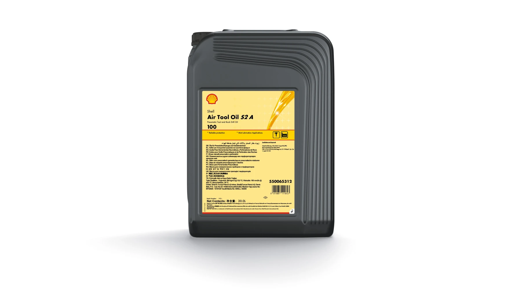 SHELL SHELL AIR TOOL OIL S2 A 100 20L