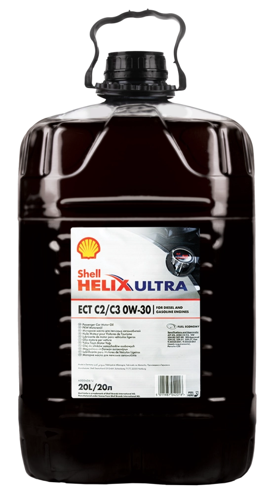 SHELL Helix Ultra ECT C2/C3 0W-30 20L (Ecopack)