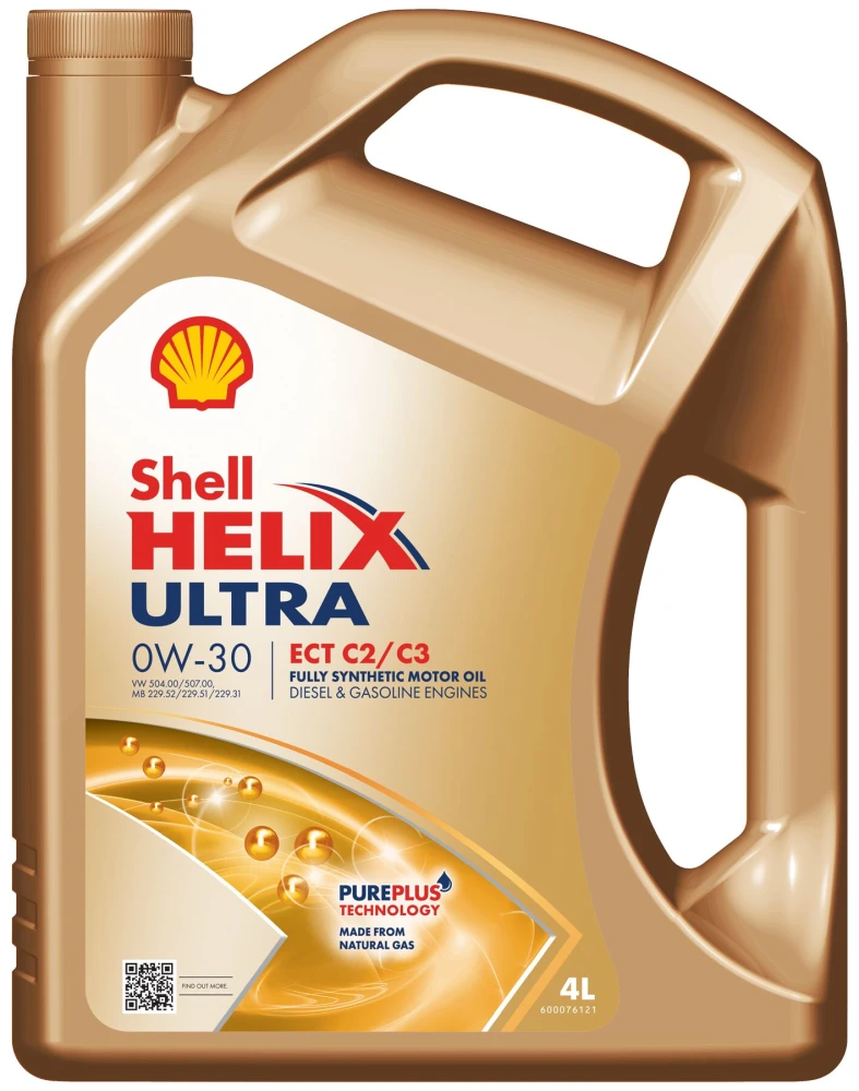 SHELL Helix Ultra ECT C2/C3 0W-30 4L