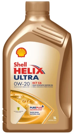 SHELL Helix Ultra ECT C6 0W-20 1L